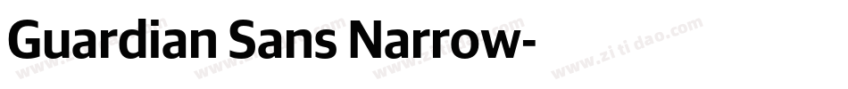 Guardian Sans Narrow字体转换